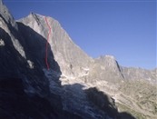 First solo of legendary route on northeast face of Piz Badile