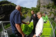 BMC warden guides Royal party on tour of Cheddar